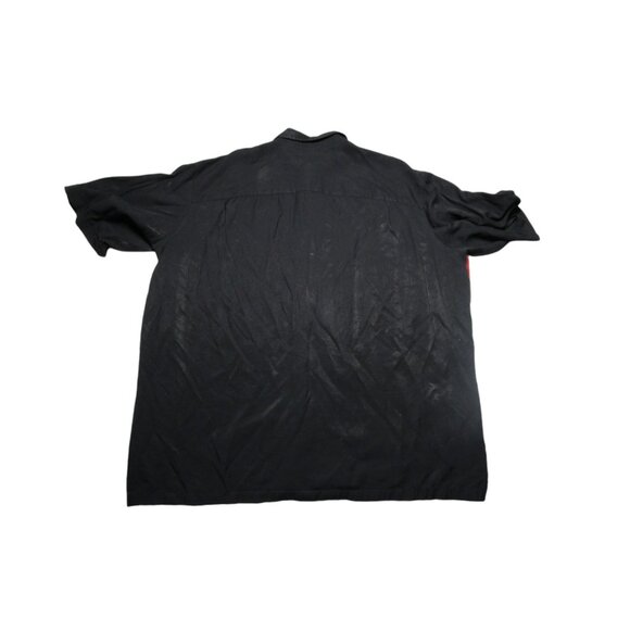 The Havavera Co. Men's Size - 2XLT Black Red Shirt Sleeve Button Down Bowling - Picture 6 of 7
